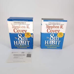 The 8th Habit from Effectiveness to Greatness 13 CDs AUDIO BOOK by Stephen Covey